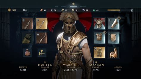 assassin's creed odyssey gear quality colors